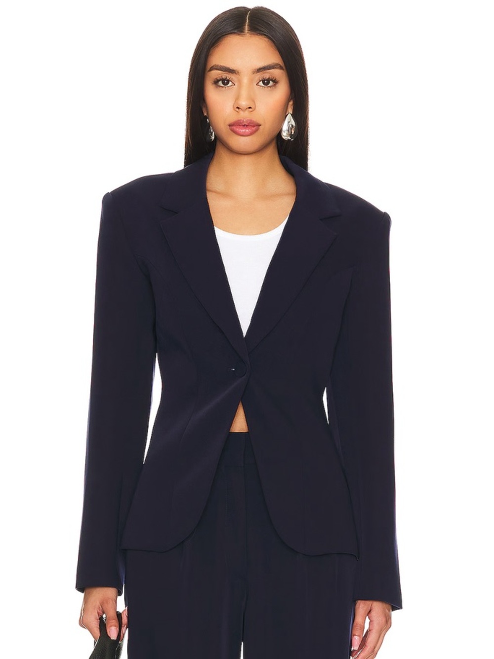 Lovers & Friends X Rachel Colette Navy Blazer